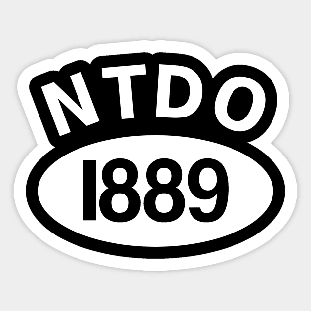 Team NTDO Tee Sticker by pupart